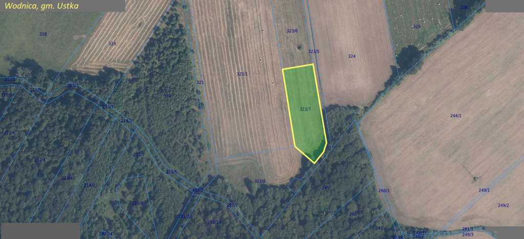 Działka siedliskowa Wodnica blisko Ustki