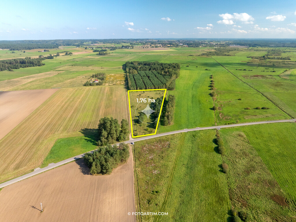 Duża działka z warunkami zabudowy