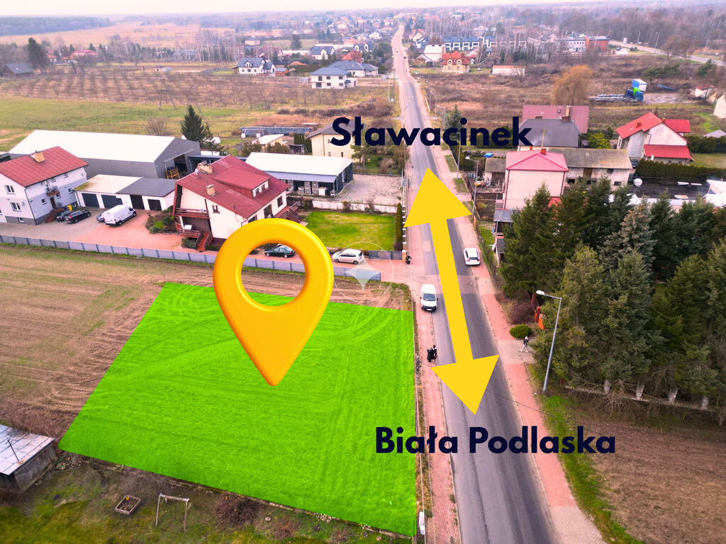 Działka z możliwością zabudowy,ul. Sławacińska, BP