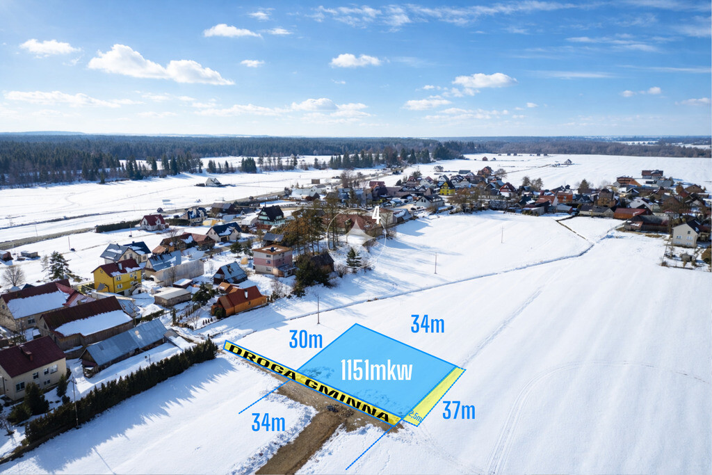 Działka budowlana – Harklowa | 1151 m² | MPZP
