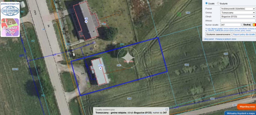 Działka 987 m² Bogucice | 50% zabudowy | Uzbrojona