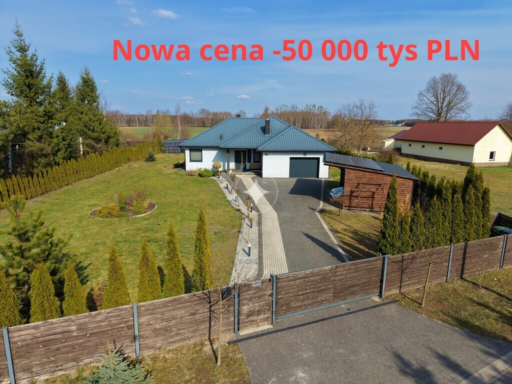 Wyjątkowy dom parterowy 163 m² 1,58ha działki