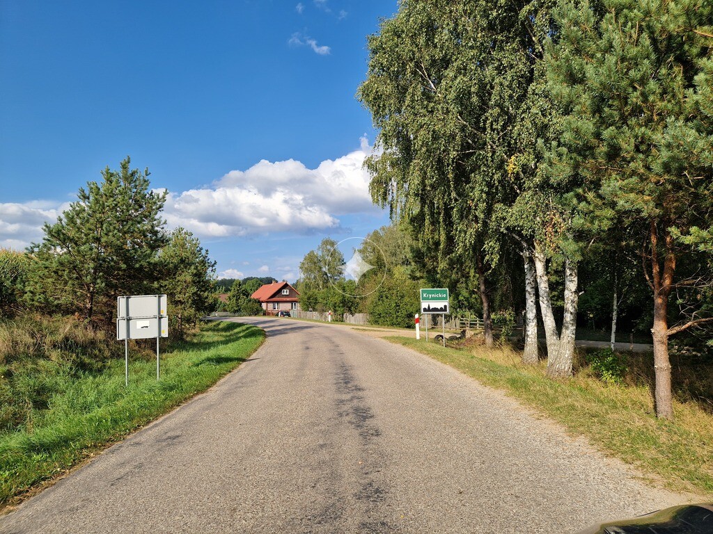 Działka leśna 0,3776 ha Krynickie gm. Zabłudów
