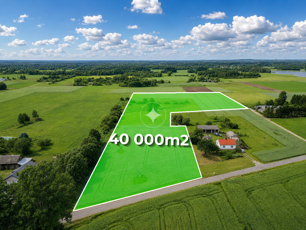 Działka w zielonej okolicy – koło Cycowa, 4000 m²