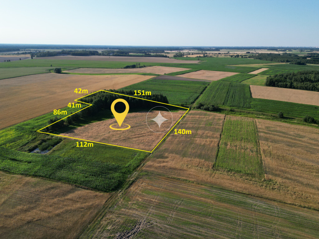 Działka rolna 1,7 Ha Okczyn Gmina Kodeń
