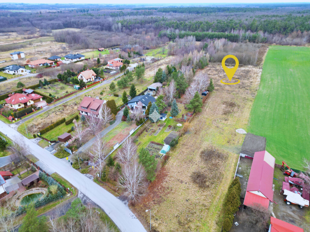 Działka przy ul. Świerkowej w Okszowie - 3004m2