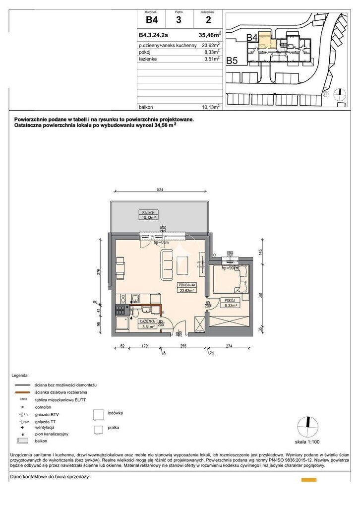 Apartament 500 m od morza