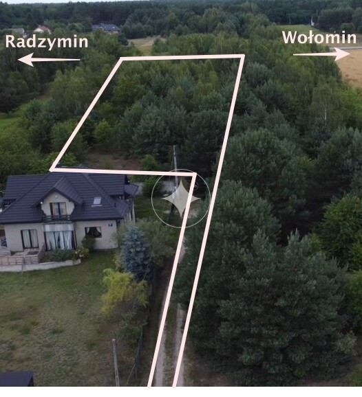Działka inwestycyjna 6953m2 -  Czarna gm. Wołomin