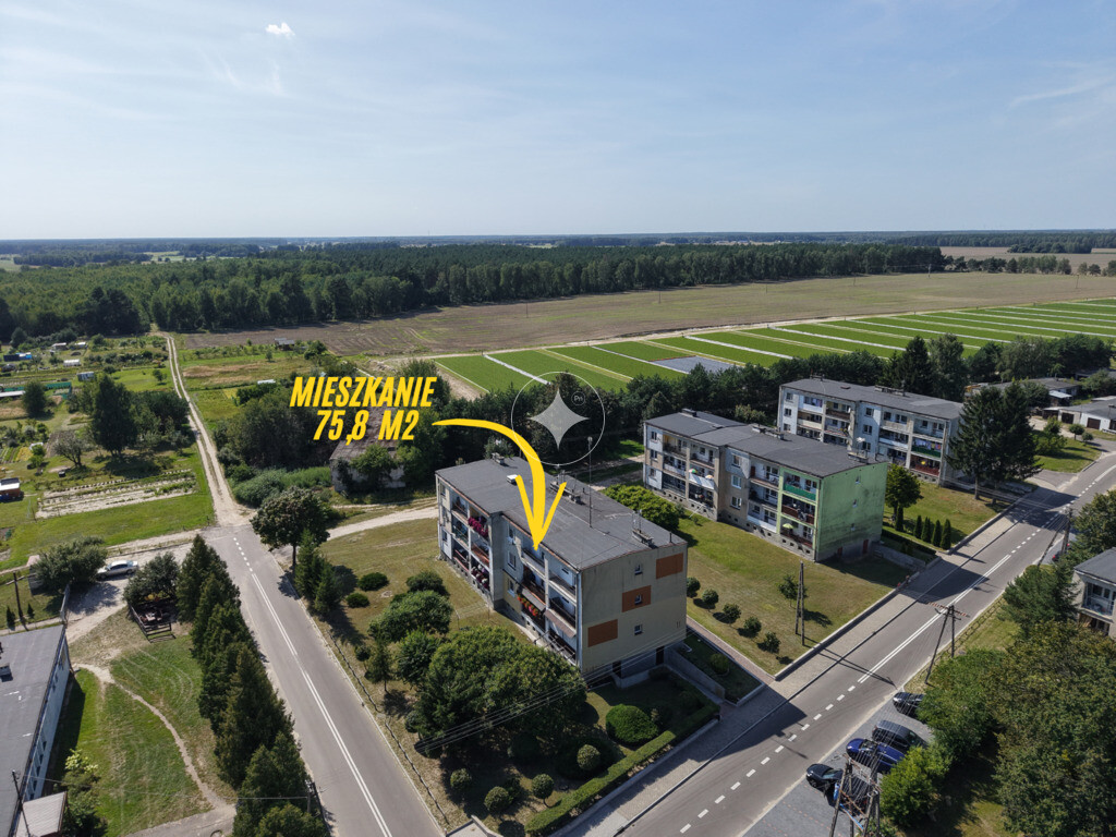 Na sprzedaż 75m2 mieszkanie w gminie Kodeń