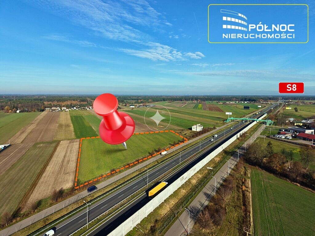 Działki inwestycyjne przy trasie S8 — Trojany