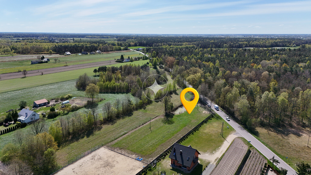 Działka ze stawem | 2412 m² | Aleksandrów