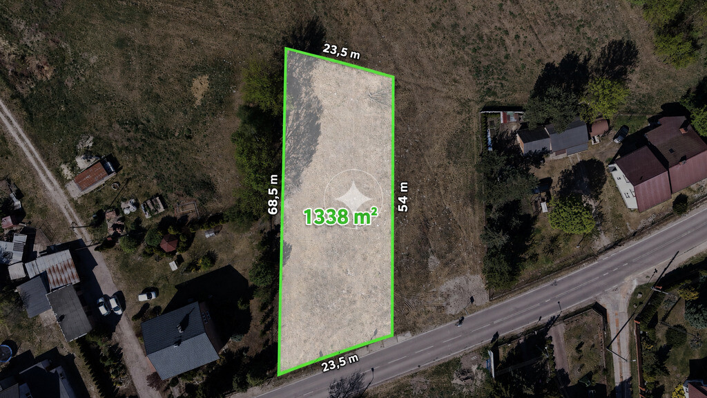 Gotowa pod budowę | MPZP | 1338 m²