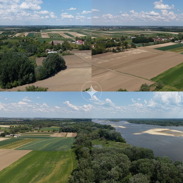 Siedlisko 15ha linia brzegowa Wisły, 65 km od WAW
