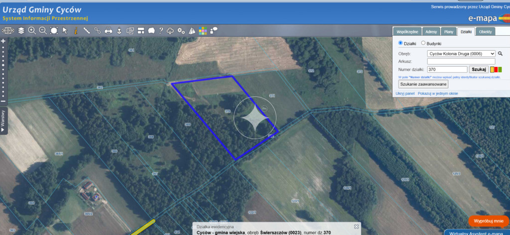 2,32 ha przy granicy Polesia – Świerszczów