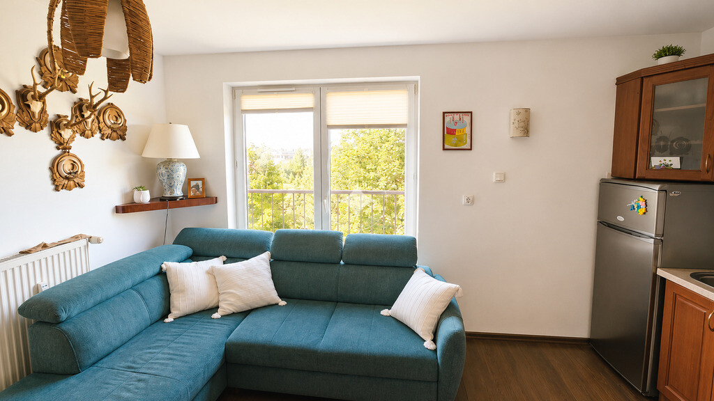 2 pokoje | 34,5 m² | 1 piętro | Garaż podziemny |