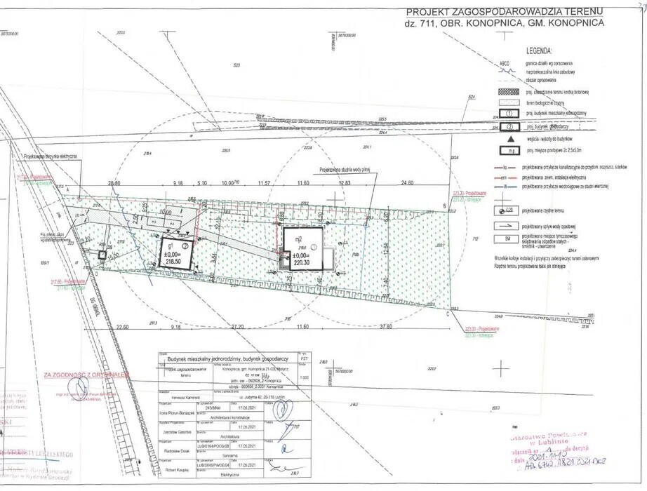 Działka + pozw. na dom Tytan | Konopnica | 2800 m2