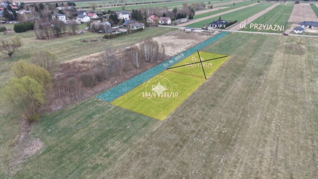Działki budowlane 884m2 z MPZP – 5 min od węzła S8