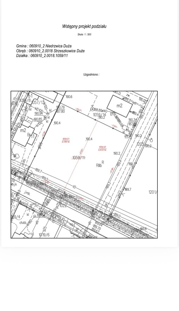 Działka budowlana 11,56 a | MPZP | Strzeszkowice