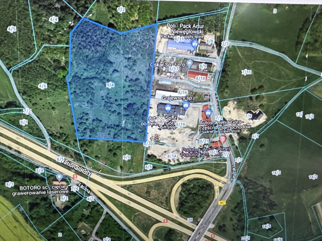 Produkcyjno-komercyjna działka  Jelenia Góra 3,9ha