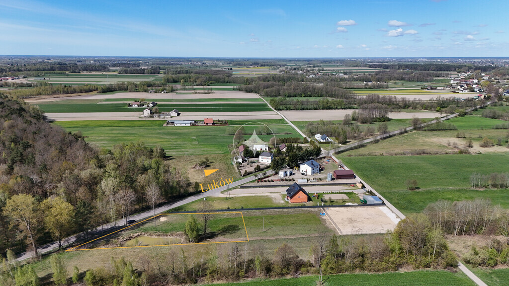 Działka ze stawem | 2412 m² | Aleksandrów
