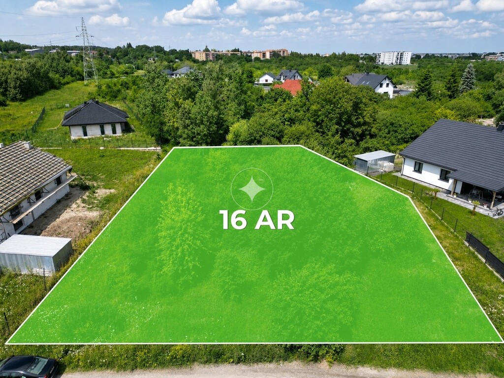 Działka budowlana w Chełmie –1627 m² na ul. Majdan