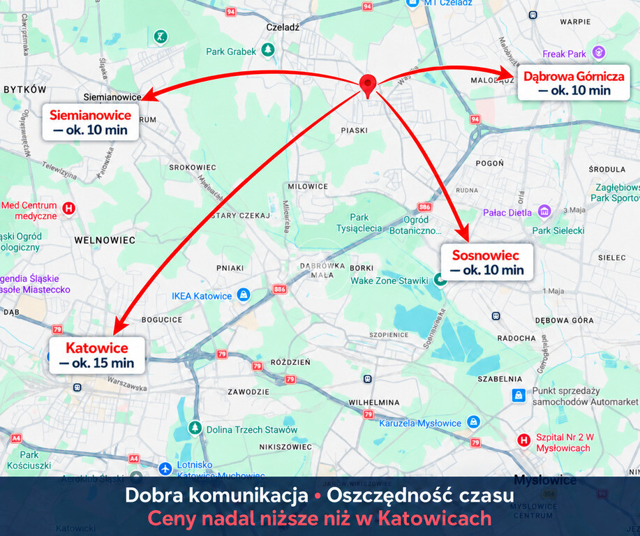61 m² przestrzeni dla Ciebie || C.O. miejskie ||