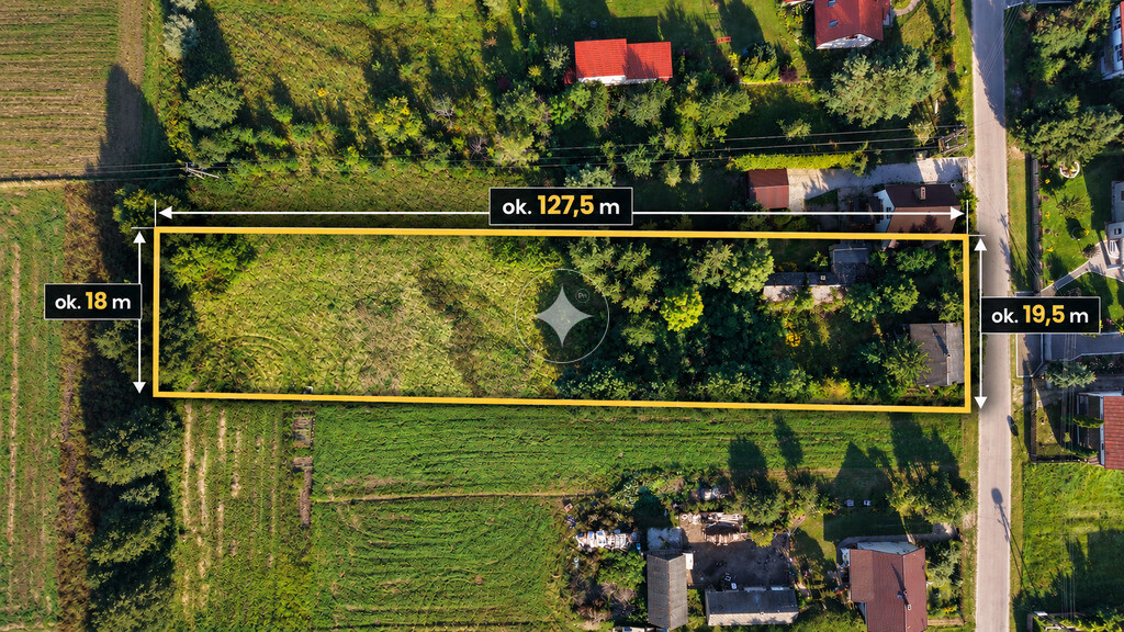 Działka budowlana 2392 m² | Stare Budy