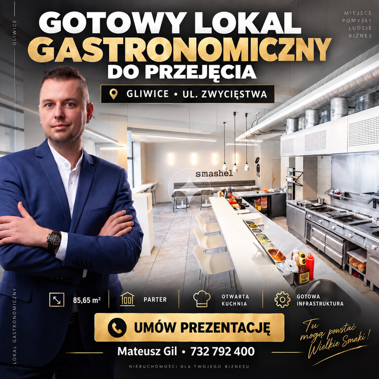 Nowa Cena! Gotowy Lokal ! Od Zaraz !