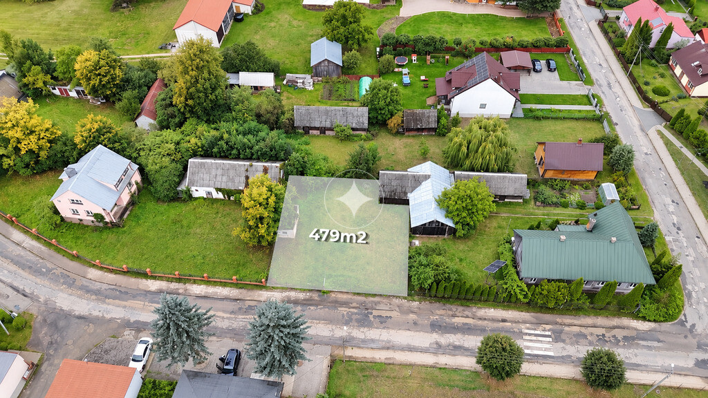 Działka 479 m² Swory – mieszkaniowa i usługi
