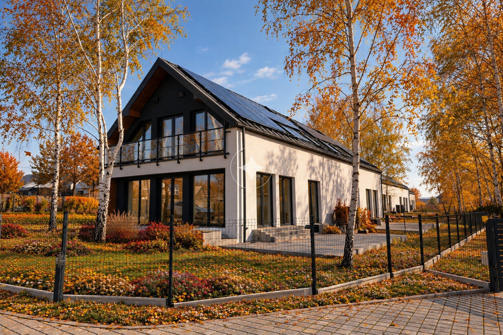 Nowoczesny dom - stodoła - bliźniak/5 pokoi/109m2